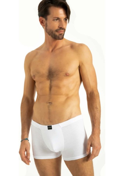 Iç Giyim Erkek Bambu Kumaş Geçme Ince Bel Boxer (3 Adet)