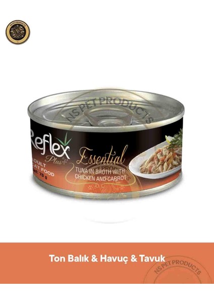 Plus Essential Kedi Ton Balıklı&havuç&tavuk 6X70GR fiyatları