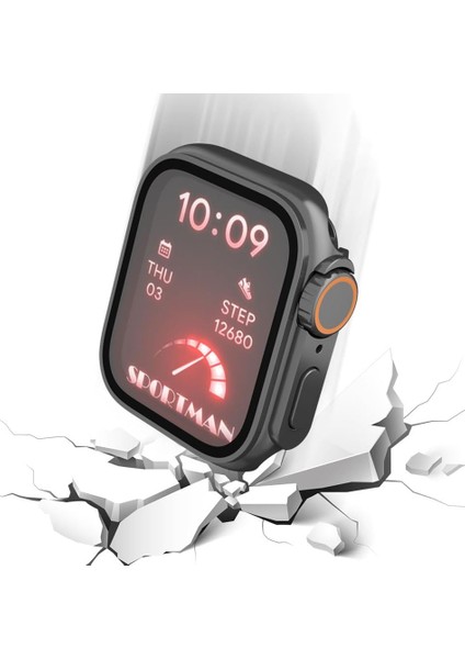 Ekran Koruyucu Kılıf+Cam Apple Watch Seri 10/42MM Uyumlu Ekran Koruyucu Kapak Değişimi Ultra Tampon indirimleri