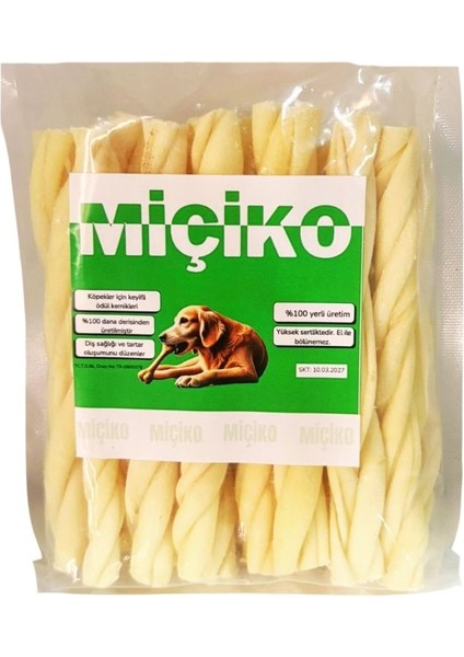 Jumbo Xxl Premium Sütlü Burgu Çubuk Ödül Kemiği 250 gr