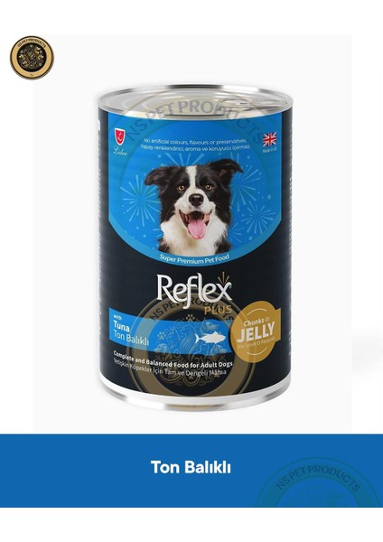Plus Jöle Içinde Et Parçacıklı Ton Balıklı Yetişkin Köpek Maması 3X400GR fiyatları