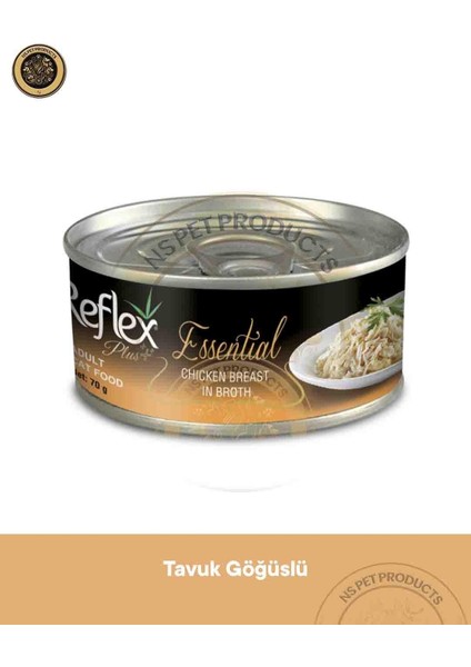 Plus Essential Kedi Tavuk Göğüslü 6X70GR fiyatları