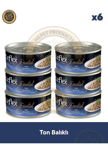 Plus Essential Kedi Atlantik Ton Balık 6X70GR