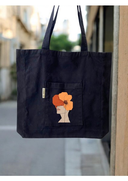 Siyah Plaj Çantası - Günlük Çanta - Gabardin Kumaş - Bordglow fiyatları