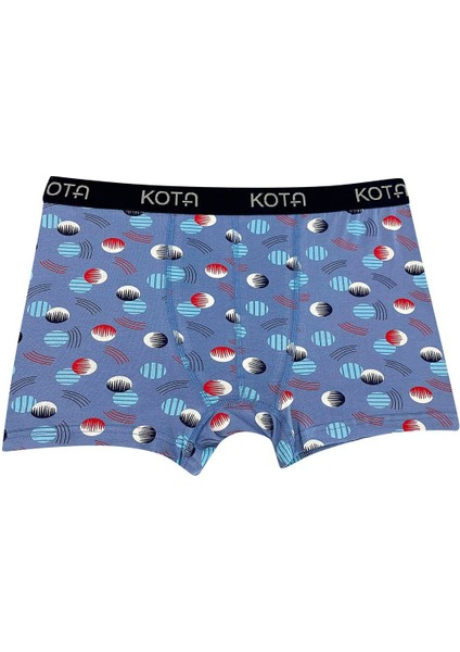 Iç Giyim Kota (6 Adet) Erkek Baskılı Likralı Boxer fırsatları