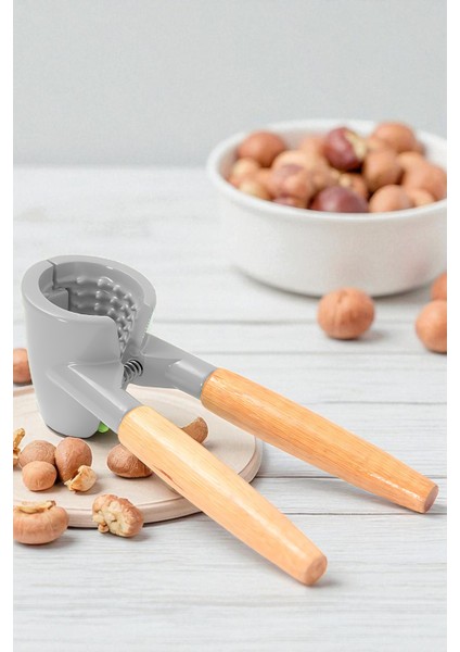 Fındık ve Ceviz Kırıcı - Bambu Saplı Döküm Ceviz Fındık Kıracağı 721983