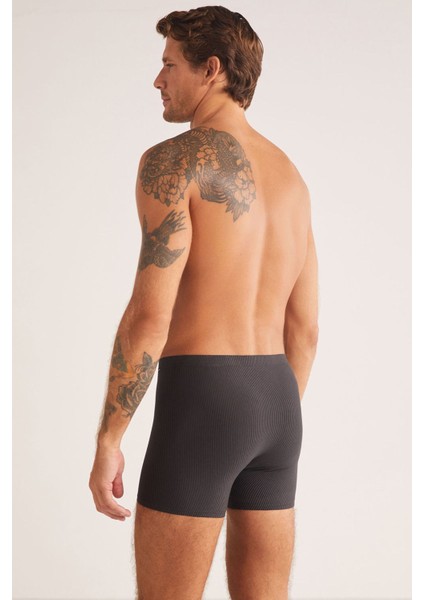 Iç Giyim Kom Selipek Kumaş Ince Bel Domenico Çizgili Erkek Boxer (4 Adet ) modelleri