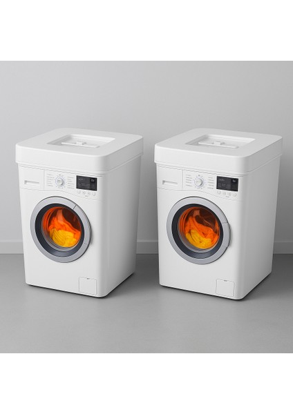Deterjan Kutusu 3.5 Litre Kapasiteli Saklama Kutusu Banyo Düzenleyici 2 Adet fiyatları