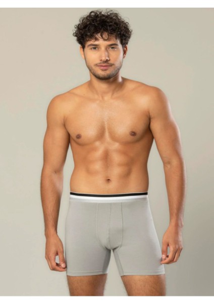 Iç Giyim Erdem Pamuk Elastan Erkek Diz Üsttü Uzun Boxer (3 Adet)