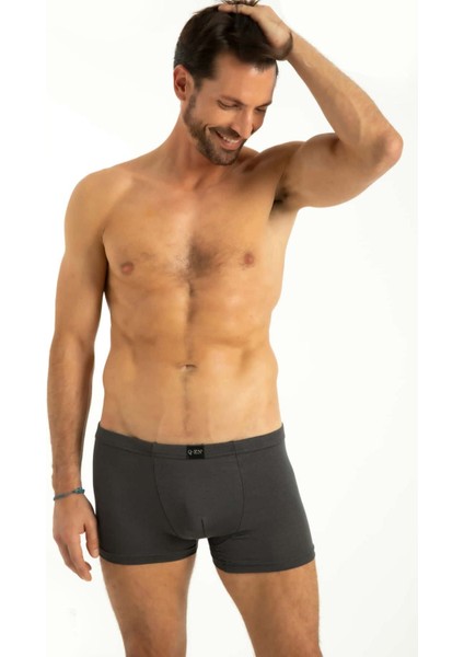 Iç Giyim Erkek Bambu Kumaş Geçme Ince Bel Boxer (3 Adet)