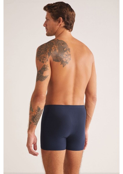 Iç Giyim Kom Selipek Kumaş Ince Bel Domenico Çizgili Erkek Boxer (4 Adet ) modelleri