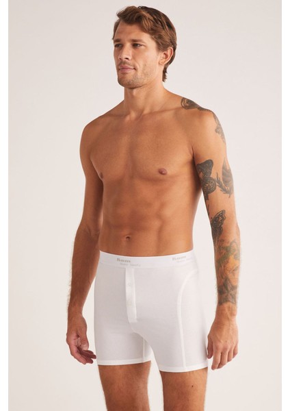 Iç Giyim ( 3 Adet) Kom Legend Çift Düğmeli Uzun Erkek Boxer fırsatları