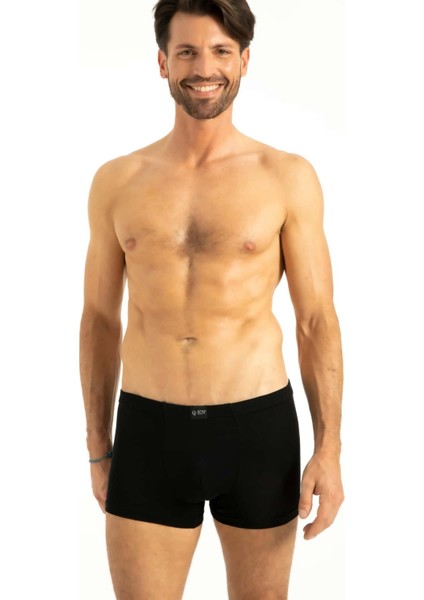 Iç Giyim Erkek Bambu Kumaş Geçme Ince Bel Boxer (3 Adet)