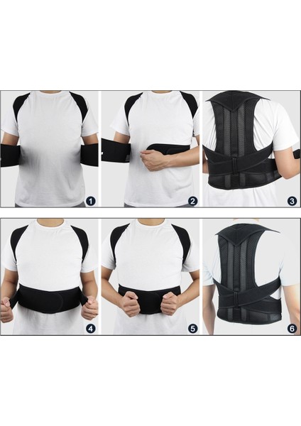 Balenli Dik Duruş Korsesi Omuz Sırt Bel Korsesi Kadın Erkek Duruş Düzeltici fiyatları