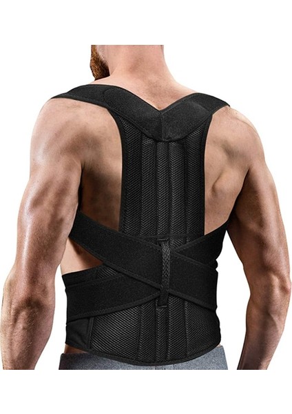 Balenli Dik Duruş Korsesi Omuz Sırt Bel Korsesi Kadın Erkek Duruş Düzeltici indirimleri