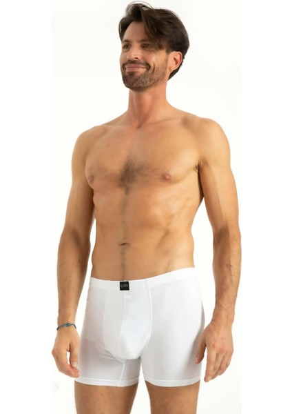 Iç Giyim Erkek Pamuk Kumaş Geçme Bel Boxer (3 Adet)