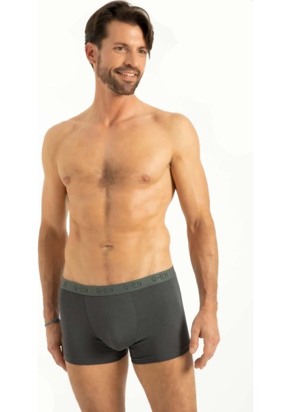 Iç Giyim 3'lü Paket Bambu Kumaş Erkek Boxer