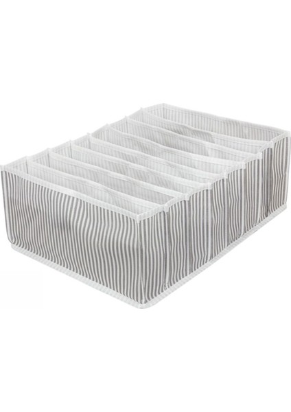 8 Bölmeli Çizgili Akordiyon Çok Amaçlı Dolap Içi Organizer 30X39X14 Cm, 3'lü Set fiyatları