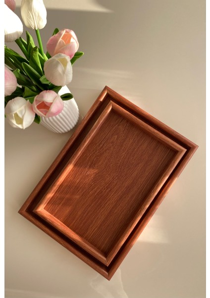 Akasya 2’li Dikdörtgen Tepsi / Sunum Tepsisi fiyatları