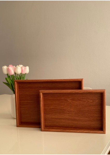 Akasya 2’li Dikdörtgen Tepsi / Sunum Tepsisi modelleri