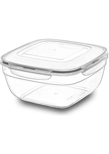 Çok Renkli Kare Saklama Kabı, 600 Ml, Sağlıklı ve Şık Mutfak Gereçleri