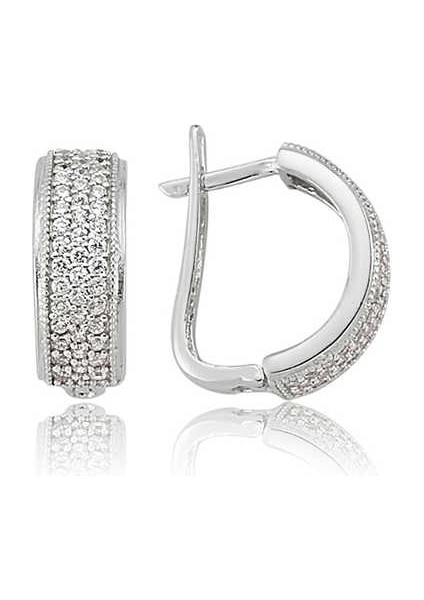 Mulvxeasy EASY02 925 Ayar Tamtur Küpe EA0710035 (8585) (Mulvix)