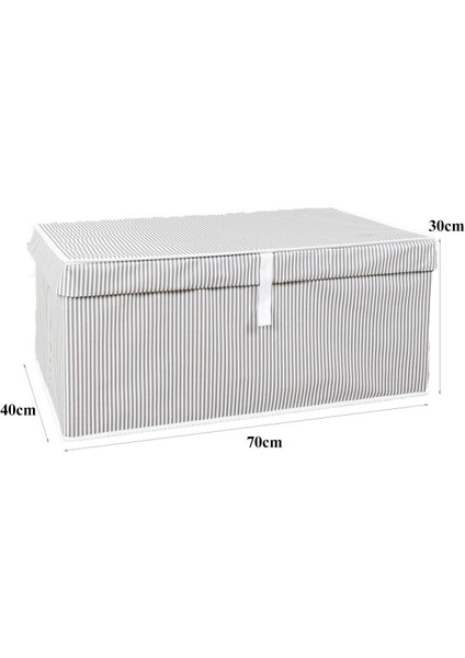 Çok Amaçlı Düzenleyici Kutu Mega Plus Gri 70X40X30CM fiyatları