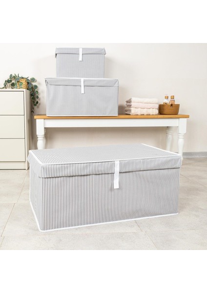 Çok Amaçlı Düzenleyici Kutu Mega Plus Gri 70X40X30CM fırsatları