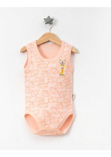Unisex Kız Bebek Erkek Bebek 1/9 Ay %100 Pamuklu Kalın Askılı Çıtçıtlı Zıbın