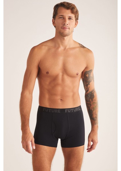 Iç Giyim ( 3 Adet) Kom Future Pamuk Modal Biyeli Erkek Boxer