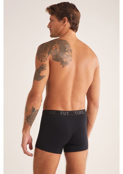 Iç Giyim ( 3 Adet) Kom Future Pamuk Modal Biyeli Erkek Boxer modelleri