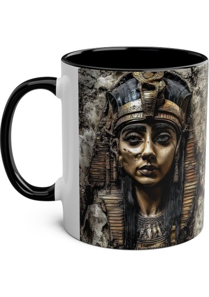 Antik Mısır Tanrıçası Temalı Baskılı Kupa fiyatları