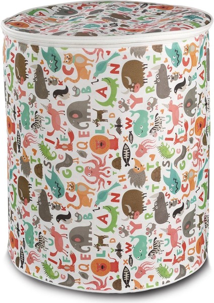45X50CM Çok Amaçlı Silindir Düzenleyici, Kirli, Oyuncak, Sepet, Çocuk, Sevimli, Desenli fiyatları