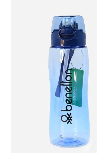 Mavi Tritan 700 ml Kilitli Kapaklı Matara Suluk