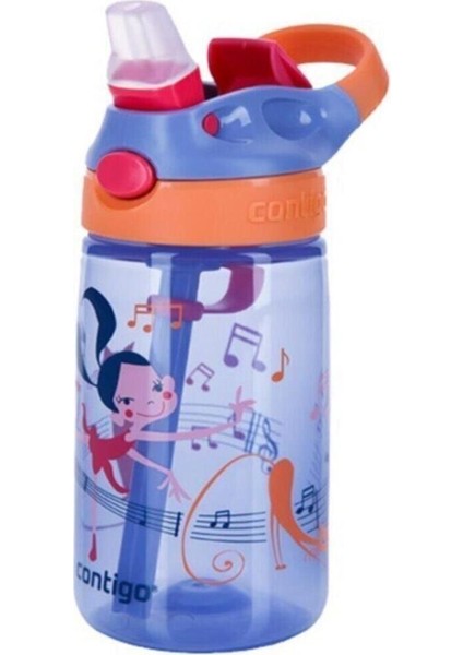 Mavi 420ML Flip Autospout Dansçı Kız Matara