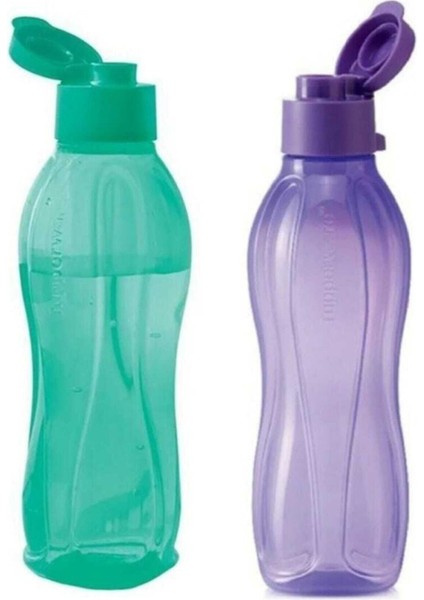 750 ml 2'li Yeşil Şişe Seti, Sağlıklı ve Kullanışlı Ev Gereçleri