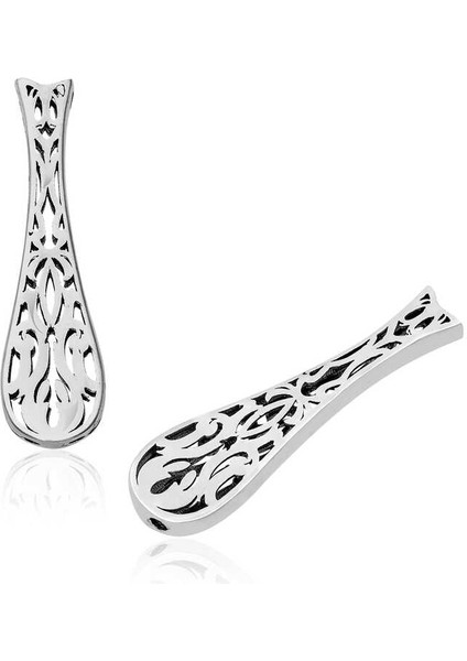 925 Ayar Gümüş Lale Desenli Tesbih Imamesi T5166 (324324)