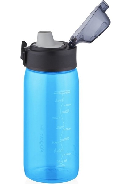 450ML Mini Boy Şeffaf Tritan Su Matara, Rahat Içim, Mavi Renk fiyatları