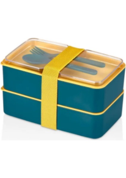 Iki Katlı Yeşil Mikrodalga Saklama Kabı ve Servis Seti, Pratik ve Şık Tasarım modelleri