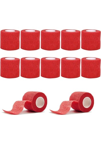 Yapışkan Elastik Koban Bandaj 12'li, Siyah, Esnek ve Konforlu Kullanıma Uygun modelleri
