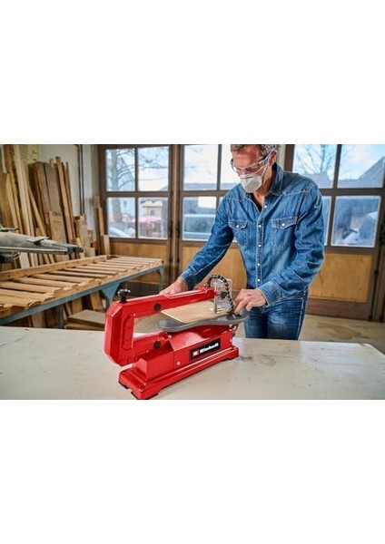 Tezgah Dekupaj Testere Tc-Ss 406 E (120 W, 50 mm Kesme Yüksekliği, 47° Eğilebilir Tabla, Değişken Hız, Üfleyici, 2 Testere Bıçağı Dahil) modelleri