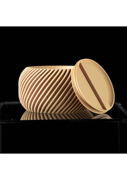 Bej Spiral Saklama Kutusu, 10 Cm, Şık ve Pratik Depolama Çözümü modelleri