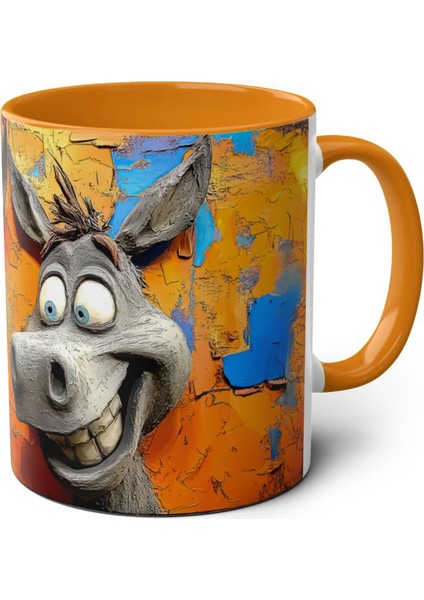 Arkadaşım Eşek Temalı Baskılı Kupa modelleri