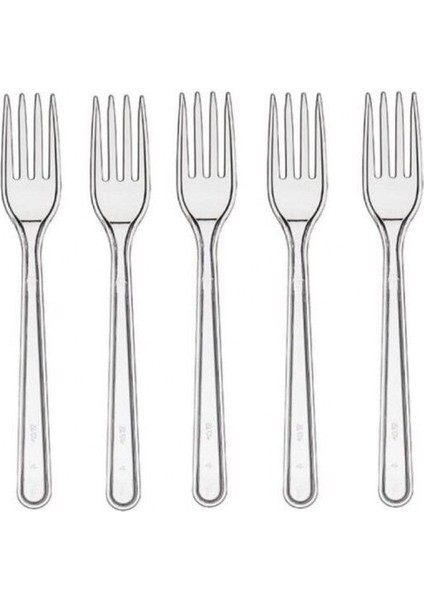 Plastik Çatal Lüks 100'LÜ fırsatları