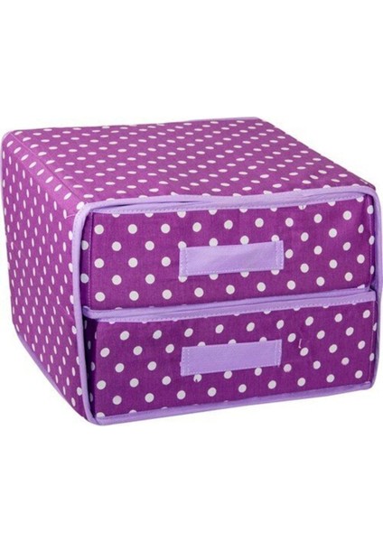 Pembe 2 Çekmeceli Dolap Içi Düzenleyici, Kravat, Şal, Fular Organizatörü