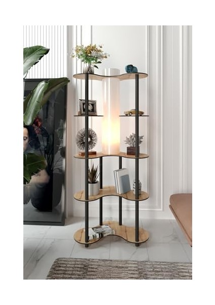 Lambader Meşe - Doğal Ahşap Görünümlü Gövde, Modern ve Minimalist Tasarım, Geniş Taban Yüzeyi (65X36 Cm), 150 cm Yükseklik, E27 Duy Uyumlu, LED Ampul ile Kullanılabilir, Kolay Kurulumlu Dekor fiyatları