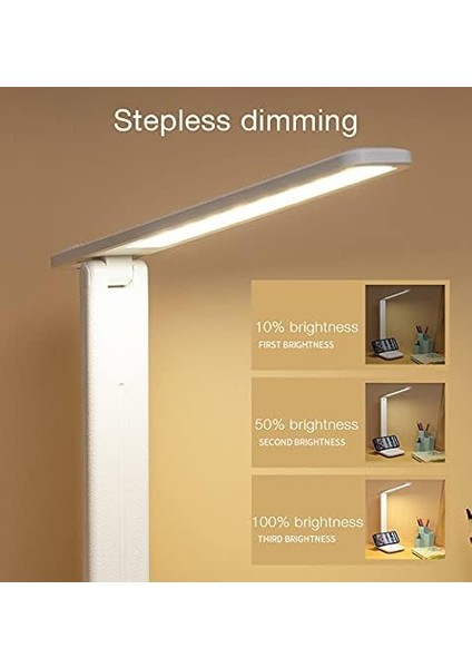Çalışma Masası Lambası, LED Masa Lambası, Kısılabilir Masa Lambası, Dokunmatik Şalter, 3 Renk ve 10 Parlaklık Seviyesi, Göz Dostu Masa Lambası, Gece Lambası, Ofis, Okuma, Ders Çalışma Için fiyatları
