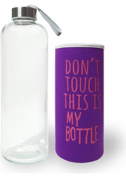 Renkli Kılıflı 1000 ml Cam Matara, Şık ve Dayanıklı Içecek Şişesi fiyatları