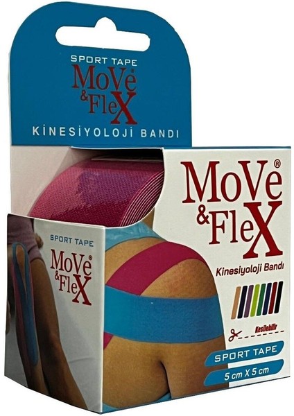 Renkli Kinesiyoloji Bandı, Esnek ve Rahat Kullanımlı Sağlık Desteği
