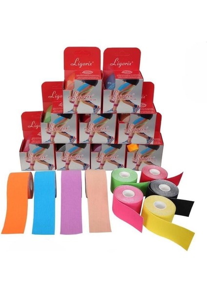 Pembe 5cm x 5m Kinesio Bantı, Esnek ve Rahat Destek Sağlar fırsatları